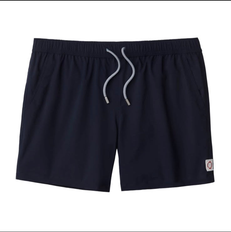 Public beach dark blue swimwear ￼￼