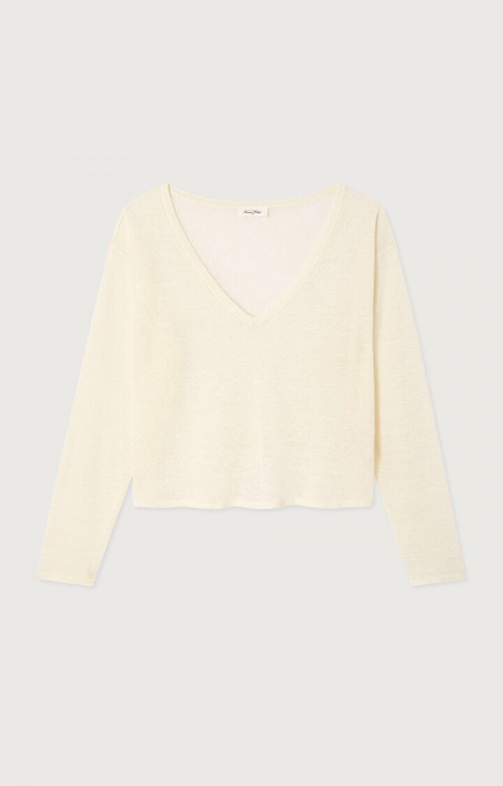 American vintage cream see-through light sweater ￼