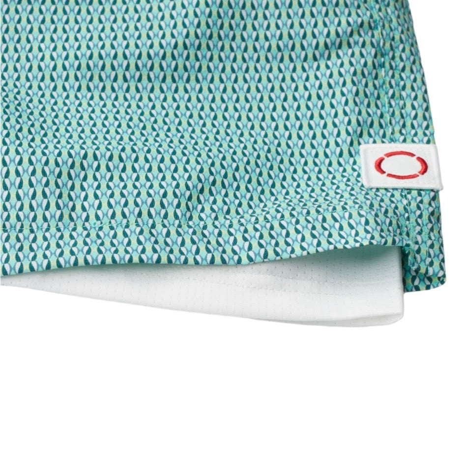 Public beach teal designed Swimwear ￼￼