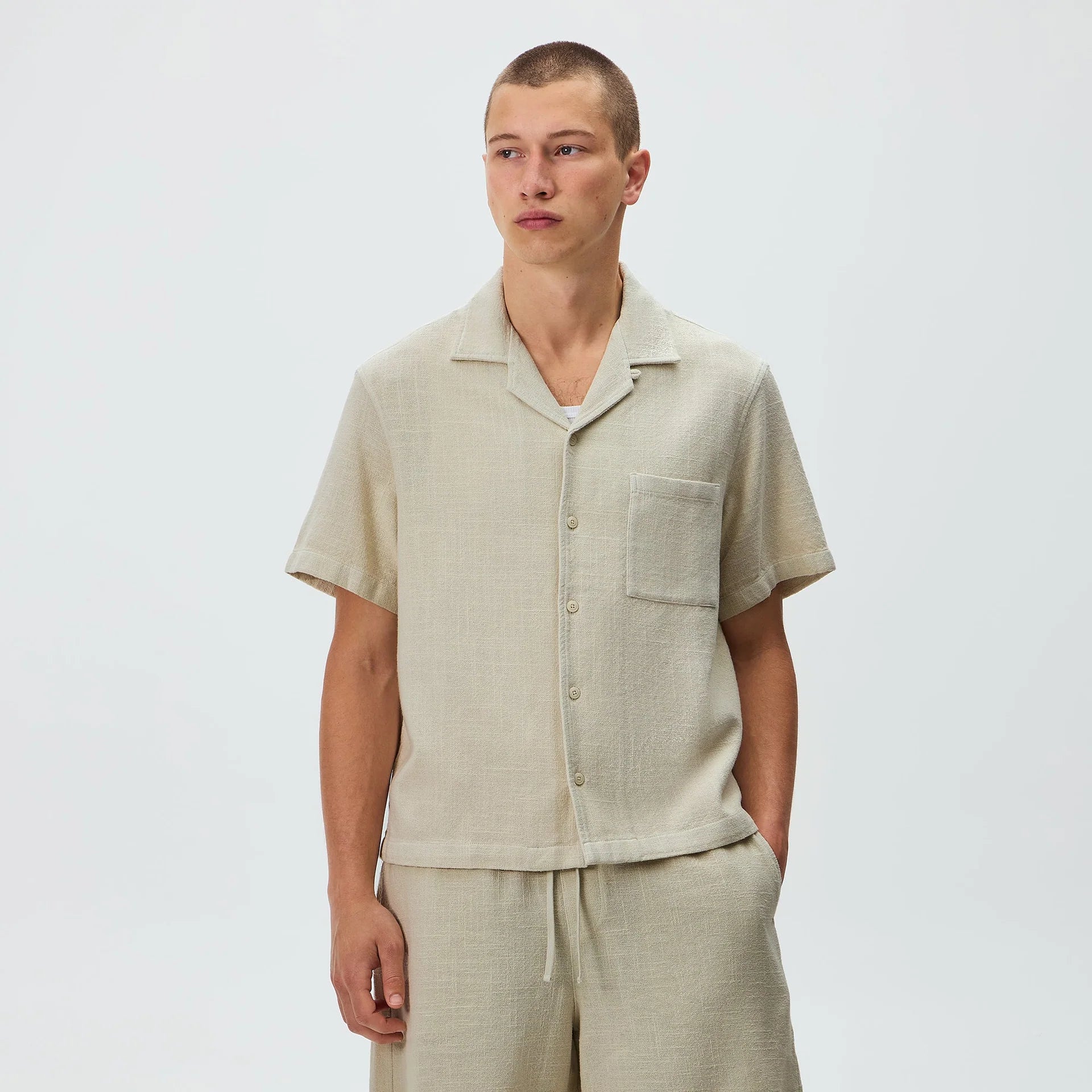 Men linen shirt