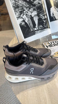 On cloud dark grey shoes ￼