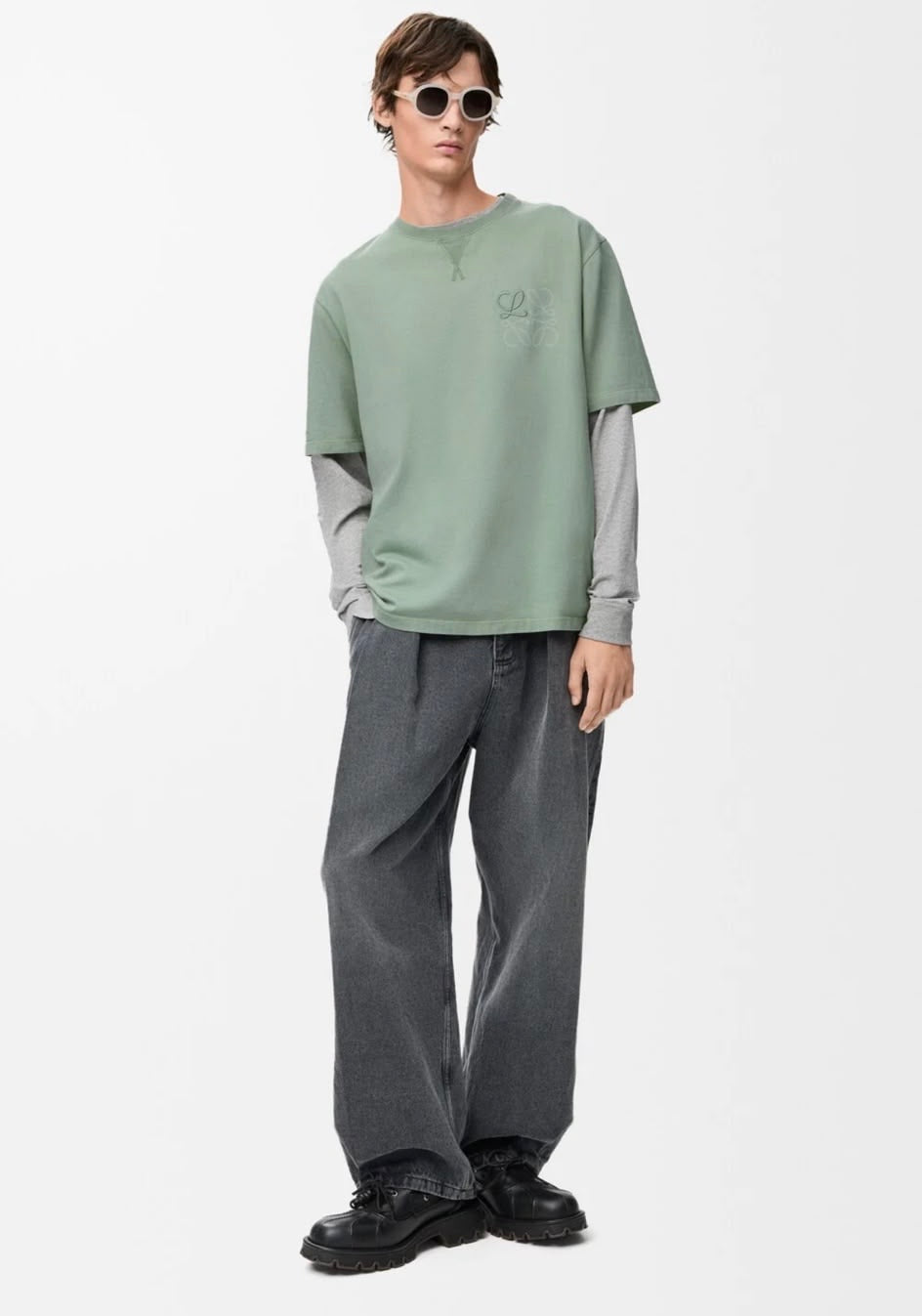 Loewe green t-shirt
