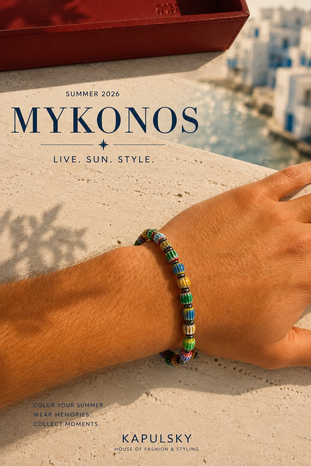 Colored bracelet
