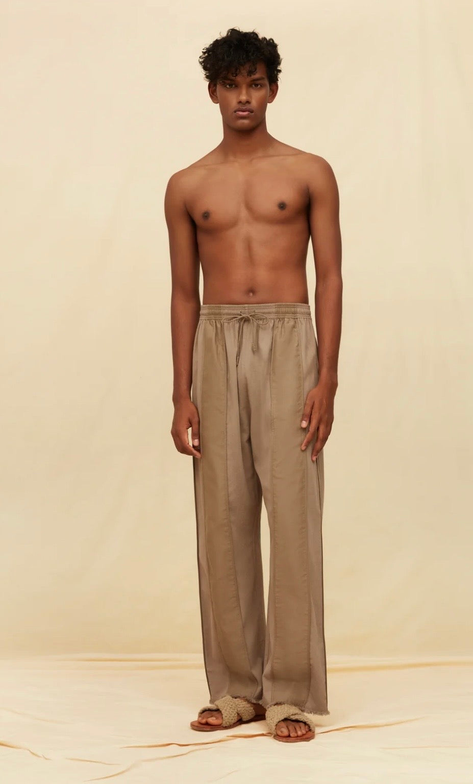 Caravana straight drawstring pants  ￼